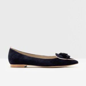 Boden Albertina Tassel Flats in Navy, Size 7.5